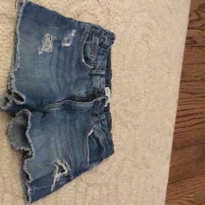 Zara girls denim jean shorts, size 11-12